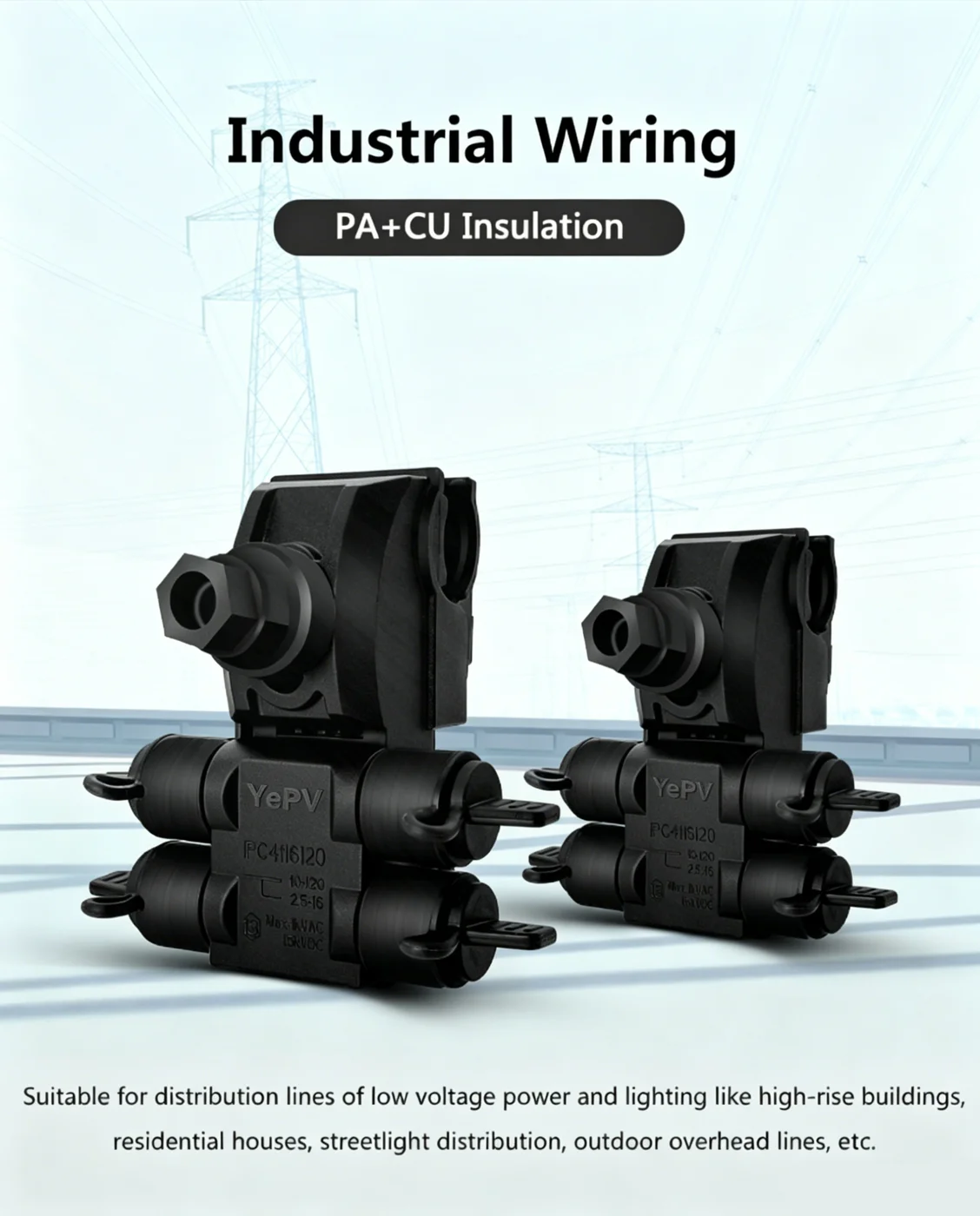 Solar DC Insulation Piercing Connector