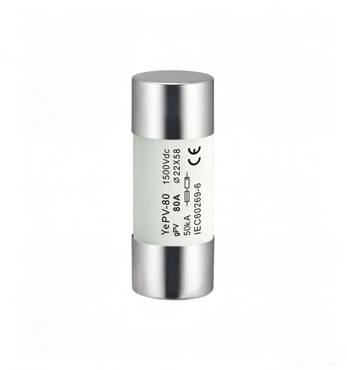 YePV-Y125 1000VDC 22×58mm Solar PV Fuse Link