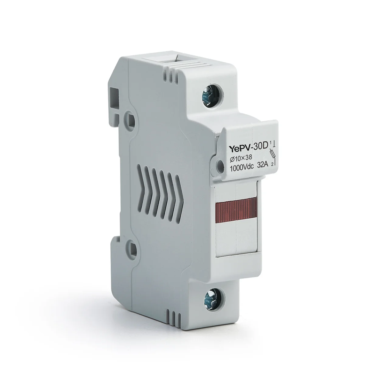 YePV-30DL 1000VDC 10x38mm PV Fuse Holder With Indicator